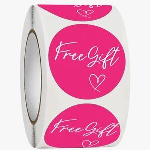 500ct free gift stickers